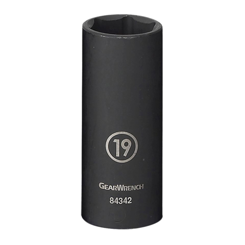 Socket, Impact, 17 mm, 3/8" Drive, 6 Points, Deep Nuna Depot Inc.