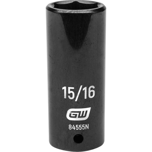 Socket, Impact, 15/16", 1/2" Drive, 6 Points, Deep Nuna Depot Inc.