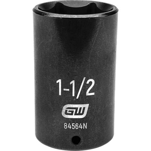 Socket, Impact, 1-1/2", 1/2" Drive, 6 Points, Deep Nuna Depot Inc.