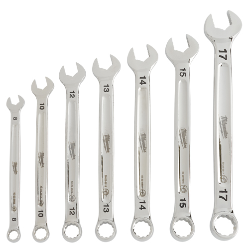 Combination Wrench Set, Combination, 7 Pieces, Metric Nuna Depot Inc.
