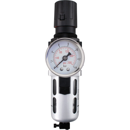 Modular Air Filter/Regulator (Gauge Included), 1/4" NPT, 145 PSI, 0.3 fl. oz. Capacity Nuna Depot Inc.