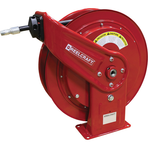 HD70000 Series Heavy-Duty Hose Reel with Hose, Greases, 3/8" x 75', Single Hose, 4800 PSI Nuna Depot Inc.