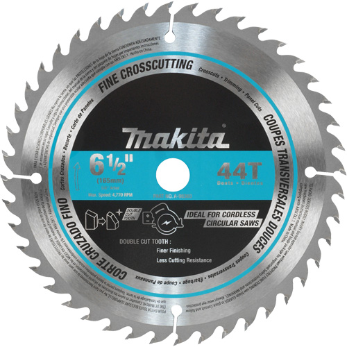 Circular Saw Blade, 6-1/2", 44 Teeth, Wood Use Nuna Depot Inc.