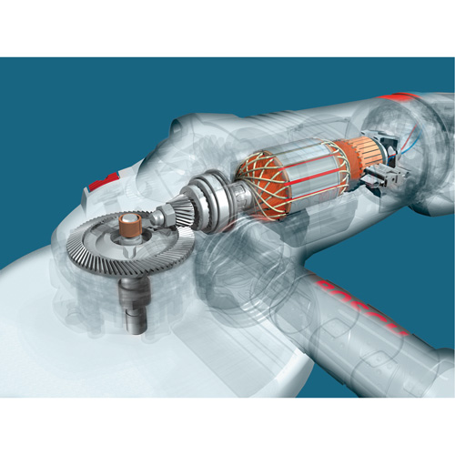 Grande meule angulaire &agrave; haute performance, 9", 120 V, 15 A, 6500 Tr/min Nuna Depot Inc.