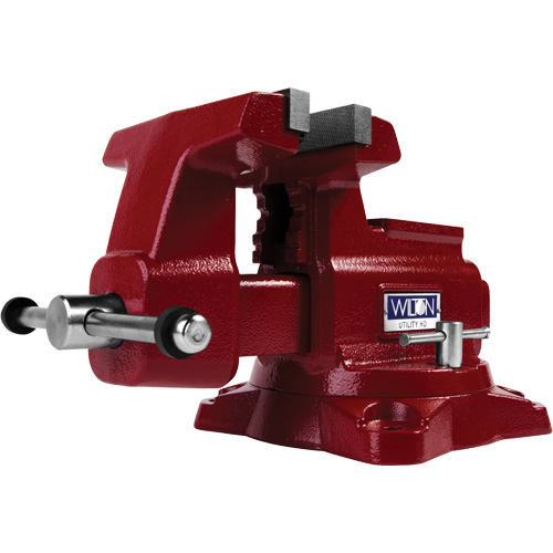 Utility HD Bench Vise, 6-1/2" Jaw Width, 4-1/4" Throat Depth Nuna Depot Inc.