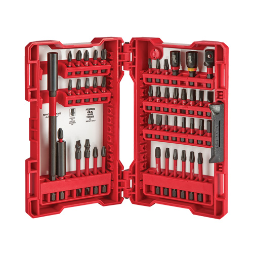 Jeu d'embouts pour cl&eacute; &agrave; chocs Shockwave, 45 Mcx, Hexagonale/Tourne-&eacute;crou/Phillips/&agrave; fentes/Carr&eacute;e/Torx Nuna Depot Inc.