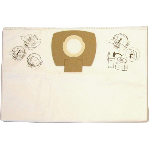 Sacs-filtre en papier pour aspirateur, 8 gal. US Nuna Depot Inc.
