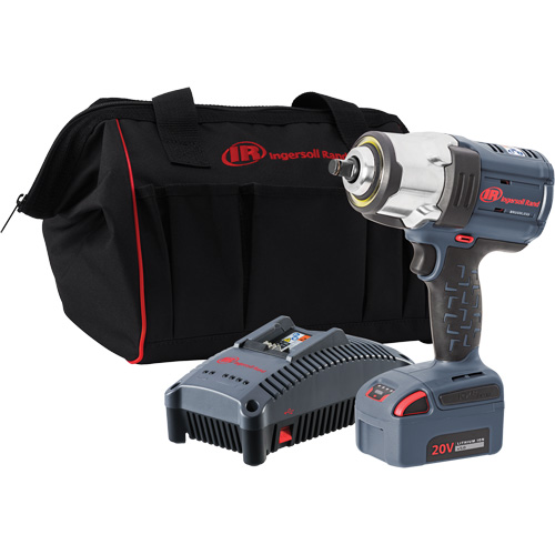 IQv20 High Torque Cordless Impact Wrench Kit, 20 V, 1/2" Socket Nuna Depot Inc.