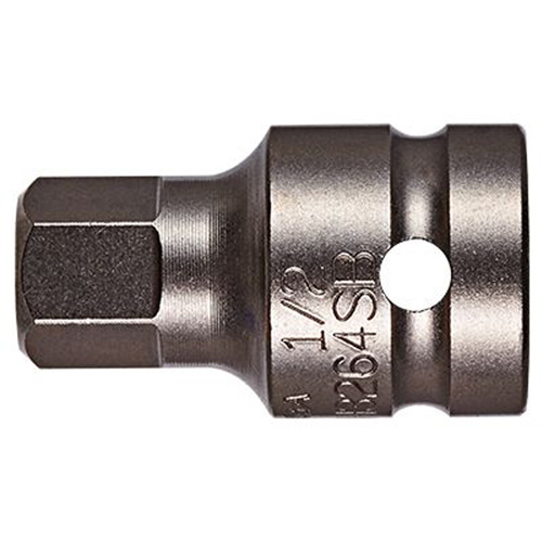 Embout &agrave; ins&eacute;rer, Hexagonale, 6 mm x 1-1/2" lo, Prise 1/2" Nuna Depot Inc.