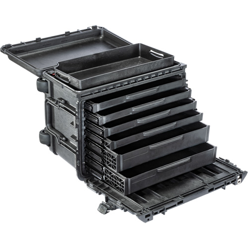 Gen 2 Mobile Tool Chest, 24" W, 6 Drawers, Black Nuna Depot Inc.