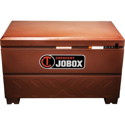 Site-Vault Chest, 30" x 20" x 19-3/4", Steel, Orange Nuna Depot Inc.