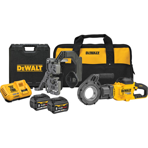 Trousse de fili&egrave;re &agrave; tuyaux sans fil FlexVolt Max*, 30 tr/min, Filetage de la tige 1/2" - 2" Nuna Depot Inc.