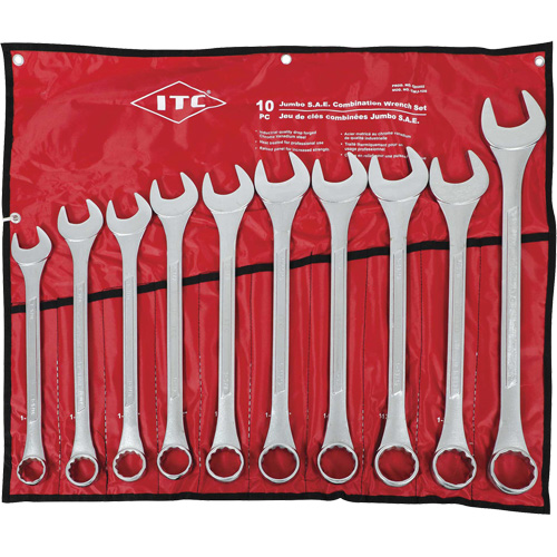 ICWJ-10S Jumbo Wrench Set, Combination, 10 Pieces, Imperial Nuna Depot Inc.