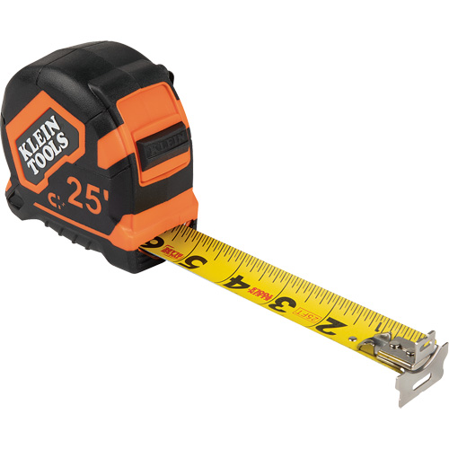 Magnetic Double-Hook Tape Measure, 25', Imperial Graduations Nuna Depot Inc.