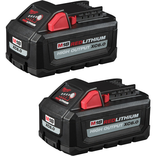 Blocs-piles Redlithium High Output XC6.0, Lithium-ion, 18 V, 6 Ah Nuna Depot Inc.