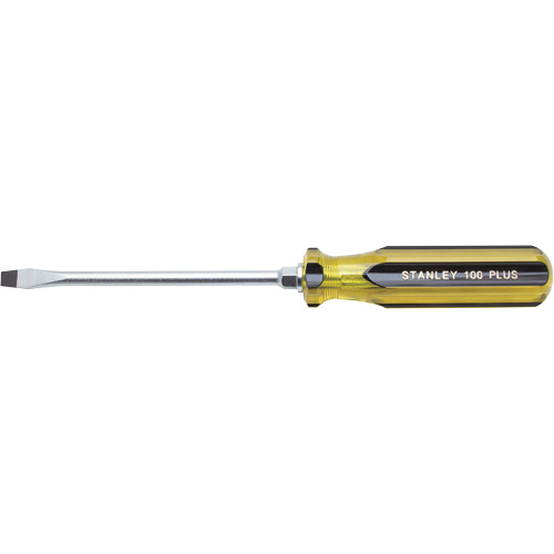 Tournevis pour &eacute;crous &agrave; fente 100 PLUS, Tige de 5/16", Ronde, 11" lo, Prise en Plastique Nuna Depot Inc.