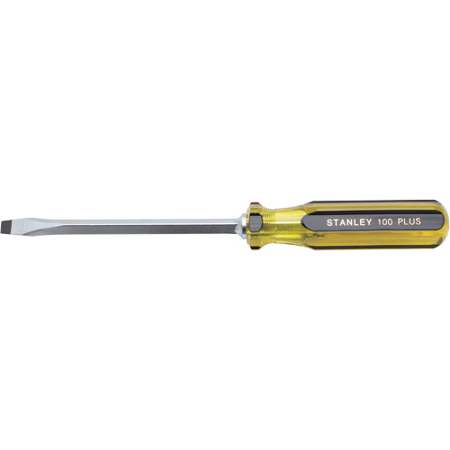 Tournevis pour &eacute;crous &agrave; fente 100 PLUS, Tige de 5/16", Carr&eacute;e, 11-1/8" lo, Prise en Plastique Nuna Depot Inc.