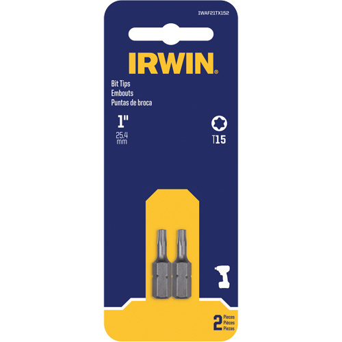 Embouts de tournevis &agrave; ins&eacute;rer, Torx, T-15, Prise 1/4" Nuna Depot Inc.