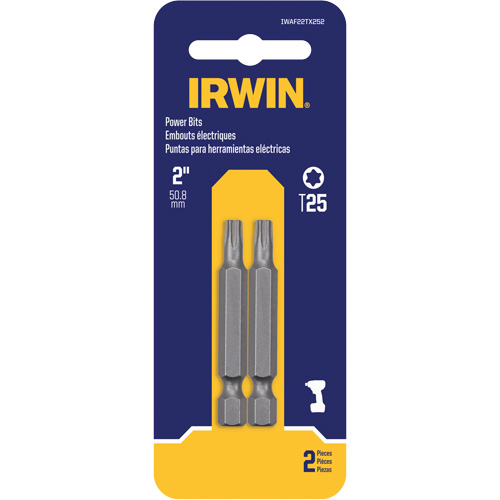 Embouts pour outils &eacute;lectriques, Torx, Embout T-20, Prise 1/4", Longueur 2" Nuna Depot Inc.