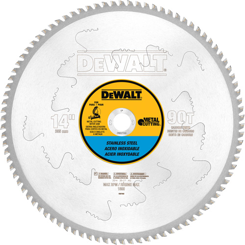 Stainless Steel Cutting Saw Blade, 14", 90 Teeth, Metal Use Nuna Depot Inc.