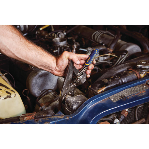 Vise-Grip&reg; Fast Release 10WR Locking Pliers with Wire Cutter, 10" Length, Curved Jaw Nuna Depot Inc.