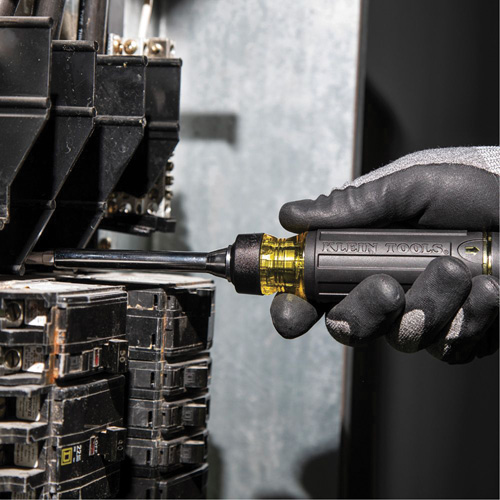 15-in-1 Multi-Bit Ratcheting Screwdriver, 8-3/4" L, Cushion Grip Handle Nuna Depot Inc.