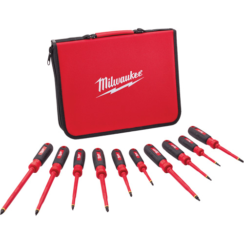 Insulated Screwdriver Set with EVA Foam Case, 10 Pcs. Nuna Depot Inc.