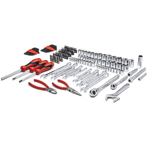 Jeu doutils m&eacute;triques/SAE de qualit&eacute; professionnelle &agrave; 6 pans et &agrave; prise 3/8" et 1/4" Nuna Depot Inc.