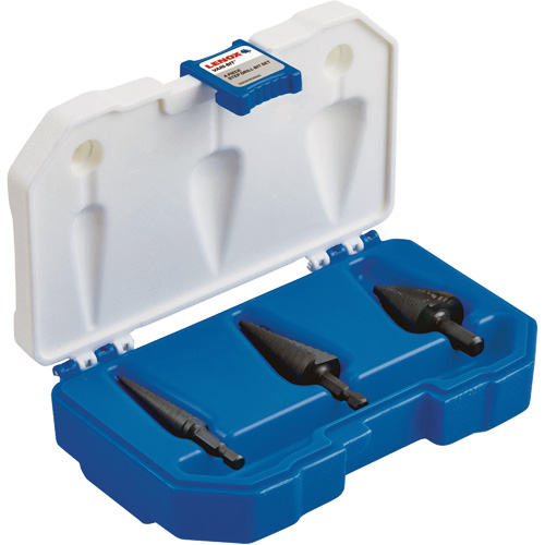 Step Drill Bit Set, 3 Pieces, High Speed Steel Nuna Depot Inc.
