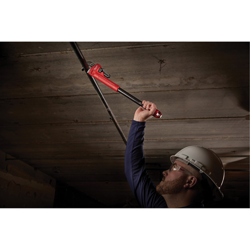 Cl&eacute; &agrave; tuyau adaptable Cheater, Cap des m&acirc;choires 2-1/2", Longueur 18"/24"/10", Fini Rev&ecirc;tement en poudre, Prise Ergonomique Nuna Depot Inc.