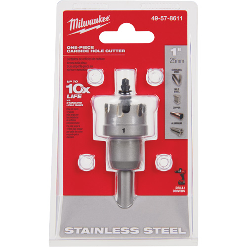 Scies-cloches au carbure monobloc, 1", Profondeur de la coupe de 3/16" Nuna Depot Inc.