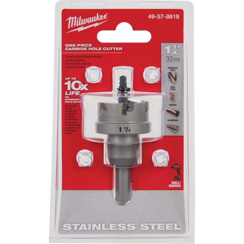 Scies-cloches au carbure monobloc, 1-1/4", Profondeur de la coupe de 3/16" Nuna Depot Inc.