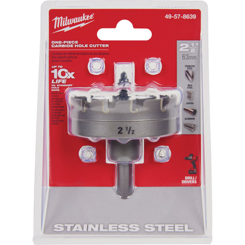 Scies-cloches au carbure monobloc, 2-1/2", Profondeur de la coupe de 3/16" Nuna Depot Inc.
