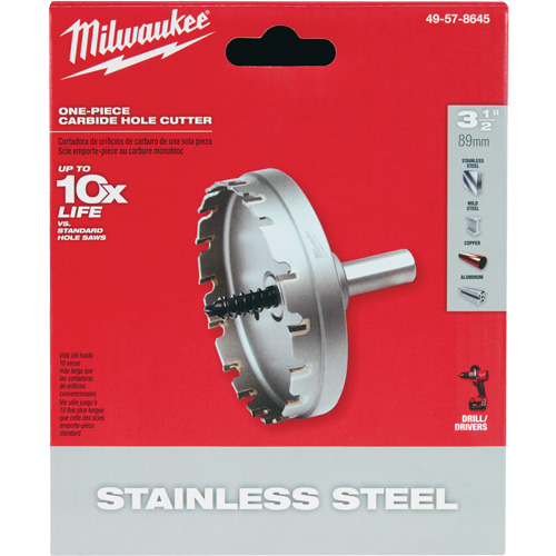 Scies-cloches au carbure monobloc, 3-1/2", Profondeur de la coupe de 3/16" Nuna Depot Inc.
