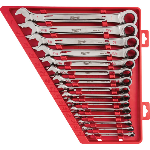 Ratcheting Wrench Set, Combination, 15 Pieces, Imperial Nuna Depot Inc.
