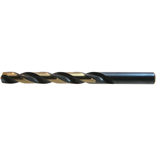 DRILLCO Heavy-Duty Jobber Drill, High Speed Steel, A, 3-7/8" L, 2-5/8" Flute, 135° Point Angle Nuna Depot Inc.