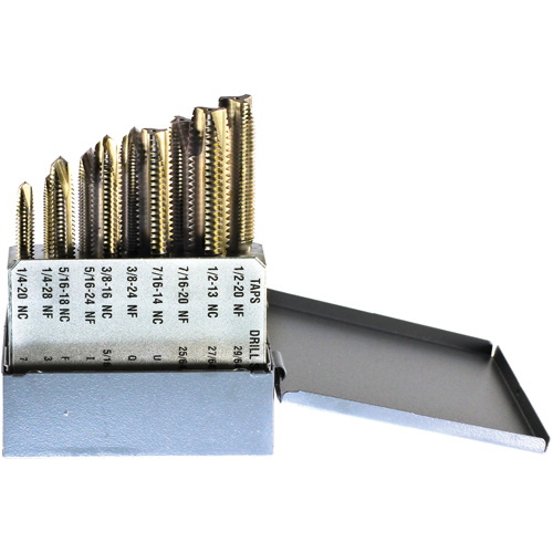 Jeu de tarauds DRILLCO, 10 morcea Nuna Depot Inc.