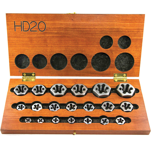 Jeu de fili&egrave;res hexagonales &agrave; fileter Drillco, 20 Morcea Nuna Depot Inc.