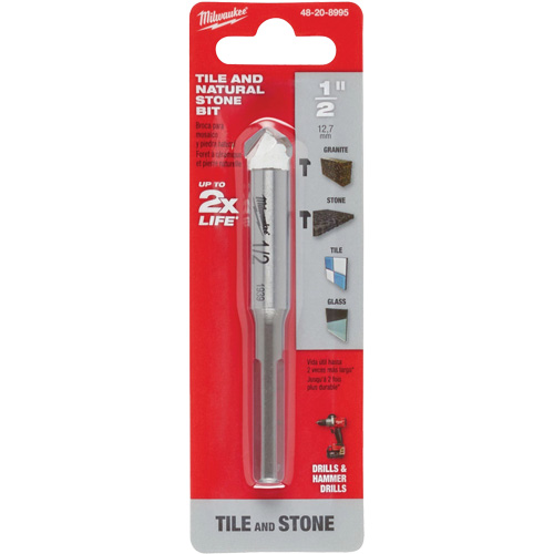 Natural Stone Bit, 1/2", Carbide Nuna Depot Inc.