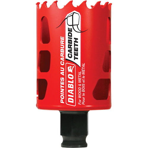 Scie cloche pour bois et m&eacute;tal, 1-7/8", Profondeur de la coupe 2-3/8", Carbure Nuna Depot Inc.