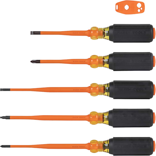 Jeu de tournevis isol&eacute;s &agrave; pointe mince, 1000 V, 6 M Nuna Depot Inc.