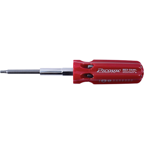 Tournevis multi-embouts m&eacute;triques Hex-Calibre, Prise Plastique Nuna Depot Inc.