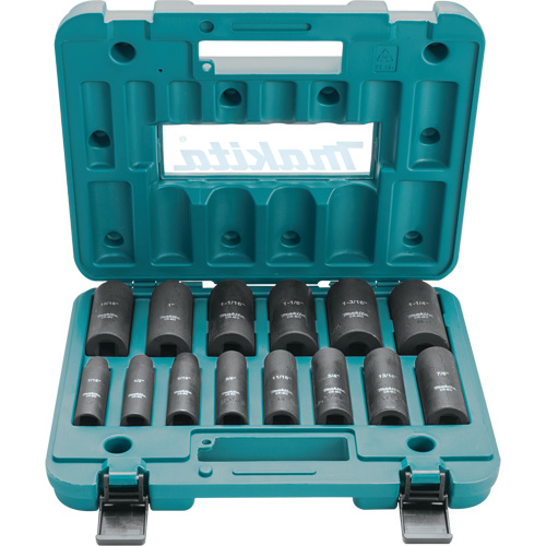 Jeu de douilles profondes, 14 Mcx, Chocs, Prise de 1/2", Profond Nuna Depot Inc.
