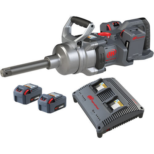 High Torque Cordless Impact Wrench Kit with 6" Anvil, 20 V, 1" Socket Nuna Depot Inc.