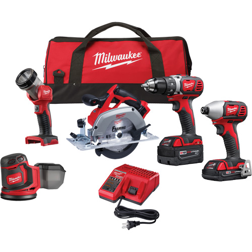 M18 5-Tool Combo Kit, Lithium-Ion, 18 V Nuna Depot Inc.