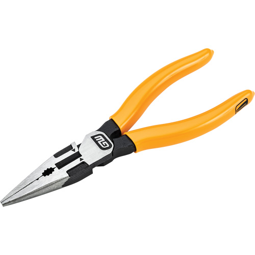 Pitbull Dipped Handle Long Nose Pliers, 6" L Nuna Depot Inc.