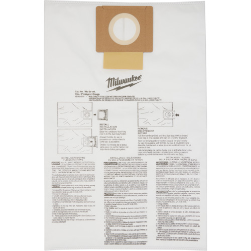 Sacs &agrave; poussi&egrave;re molletonn&eacute;s, 6 gal. US Nuna Depot Inc.