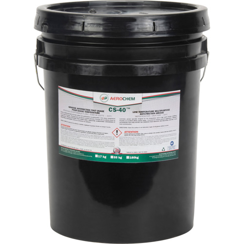 Aerochem CS-40 Low-Temperature Multi-Purpose Grease, 17 kg, Pail Nuna Depot Inc.