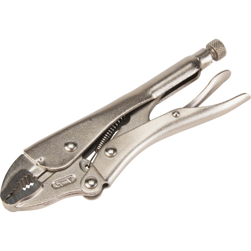 Locking Pliers with Wire Cutter, 7" Length, Curved Jaw Nuna Depot Inc.