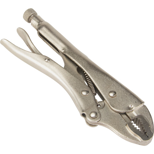 Locking Pliers with Wire Cutter, 7" Length, Curved Jaw Nuna Depot Inc.